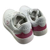 Acbc Sneakers Solid Color With Contrast Prints White For Baby Girl