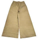 Maison Margiela Mod Palazzo Pants Solid Color With Elastic Waist Biscuit For Girls