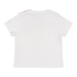 Saint Barth T-Shirt Girocollo Tinta Unita con Stampa per Bambina ELLY0010349 BIANCO SAINT BARTH 
