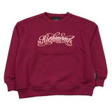 JOHN RICHMOND felpa chiusa girocollo tinta unita con stampa Bordeaux per Bambina RGA25102FE BORDEAUX JOHN RICHMOND 