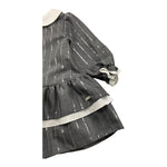 LE BEBE' abito manica lunga tinta unita con paillettes Grigio per Neonata LBG6152 GRIGIO LE BEBE' 