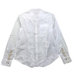 Eleventy Long Sleeve Solid Color Button Down Shirt White For Boys