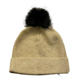 MONNALISA cappello tinta unita con pon pon Oro per Neonata HF4080XX ORO MONNALISA 