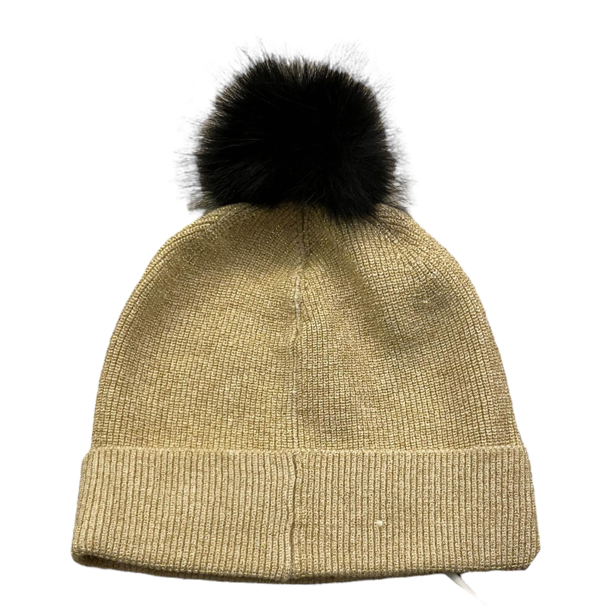 MONNALISA cappello tinta unita con pon pon Oro per Neonata HF4080XX ORO MONNALISA 