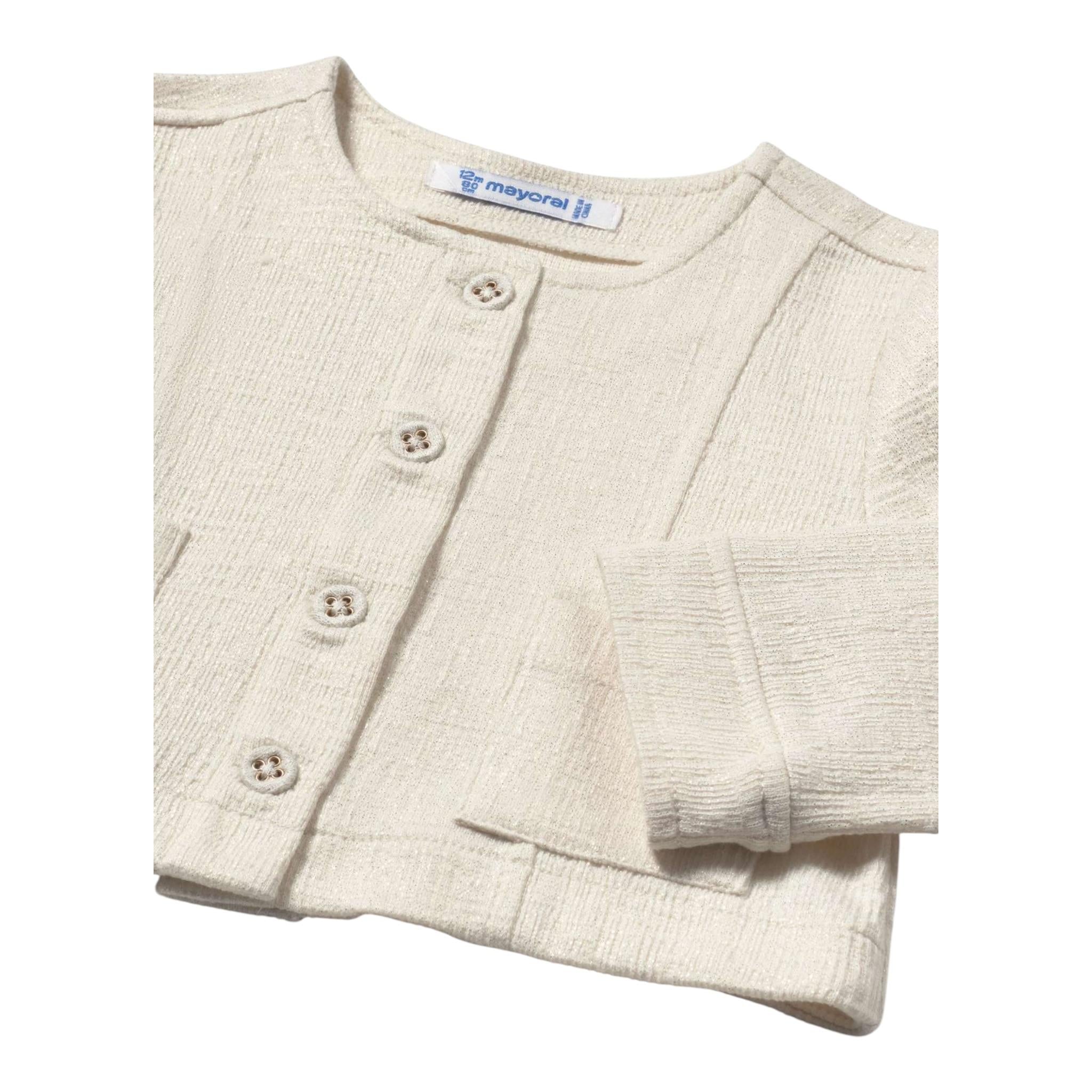 Mayoral Coprispalle tinta unita Beige per Bambina 1460J BEIGE MAYORAL 