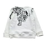 Just Cavalli Felpa Tinta Unita Girocollo con Stampa per Neonato JIP26128FE BIANCO JUST CAVALLI 