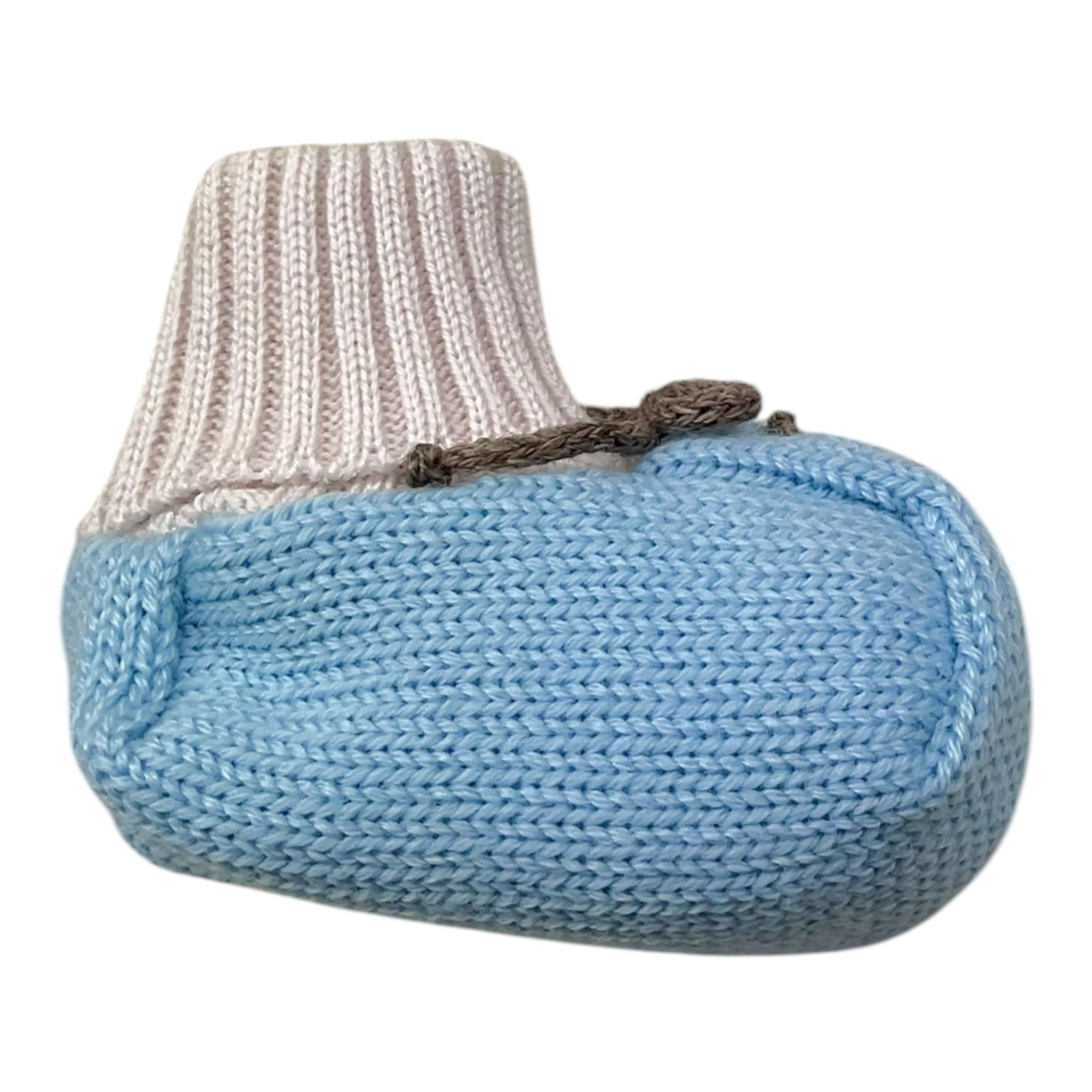 MARLU' babbucce tinta unita Azzurro per Neonato IIG68S AZZURRO MARLU' 