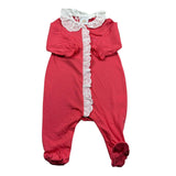 Dolcimonelli Tutina Manica Lunga tinta unita Rosa per Neonata 436504008 ROSA DOLCIMONELLI 