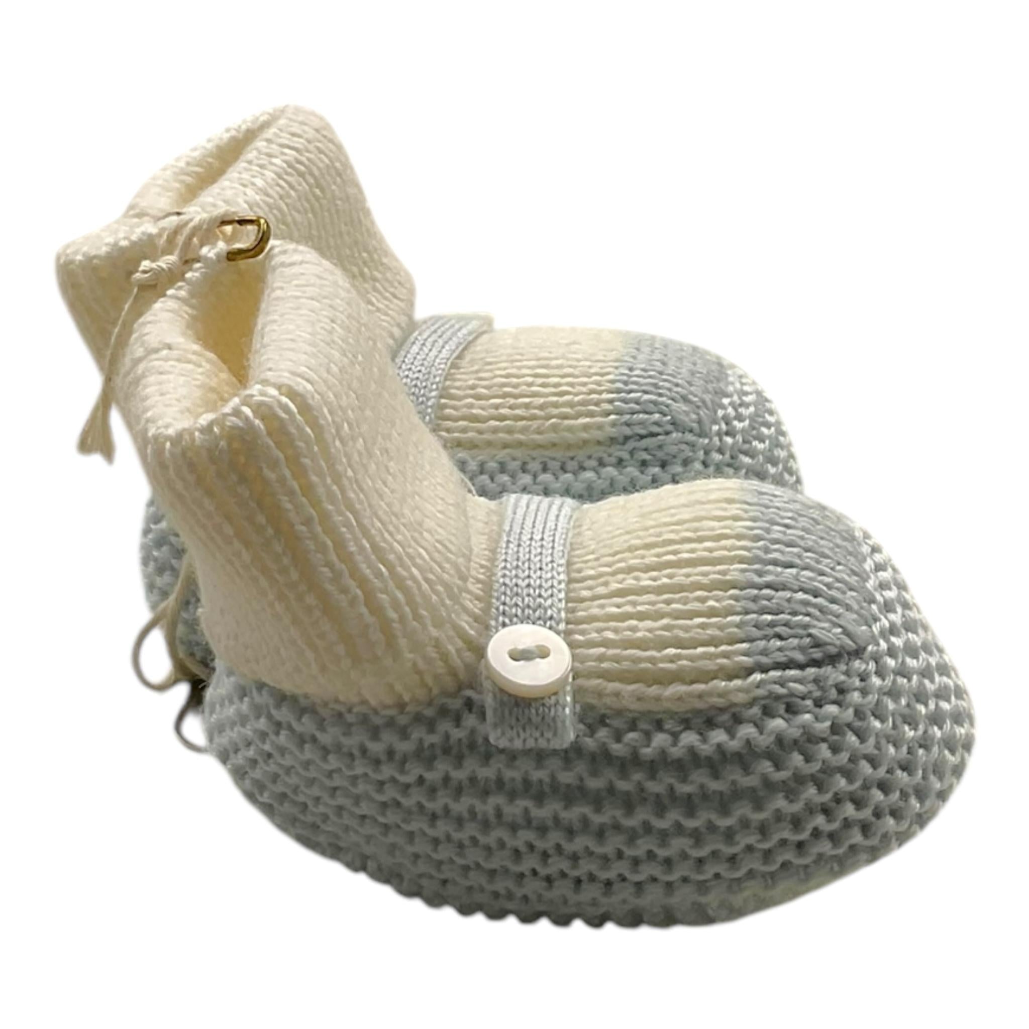 LITTLE BEAR babbucce bicolore Bianco/azzurro per Neonato 5110M BIANCO/AZZURRO LITTLE BEAR 