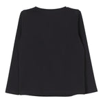 LIU JO shirt girocollo tinta unita con stampa e applicazioni Nero per Bambina GF4093XX NERO LIU JO 