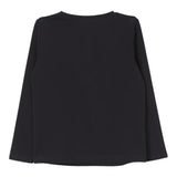 LIU JO shirt girocollo tinta unita con stampa e applicazioni Nero per Bambina GF4093XX NERO LIU JO 
