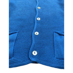 Magnificio di Verona Cardigan tinta unita con Cappuccio Cobalto per Bambino 015125 COBALTO MAGNIFICIO DI VERONA 