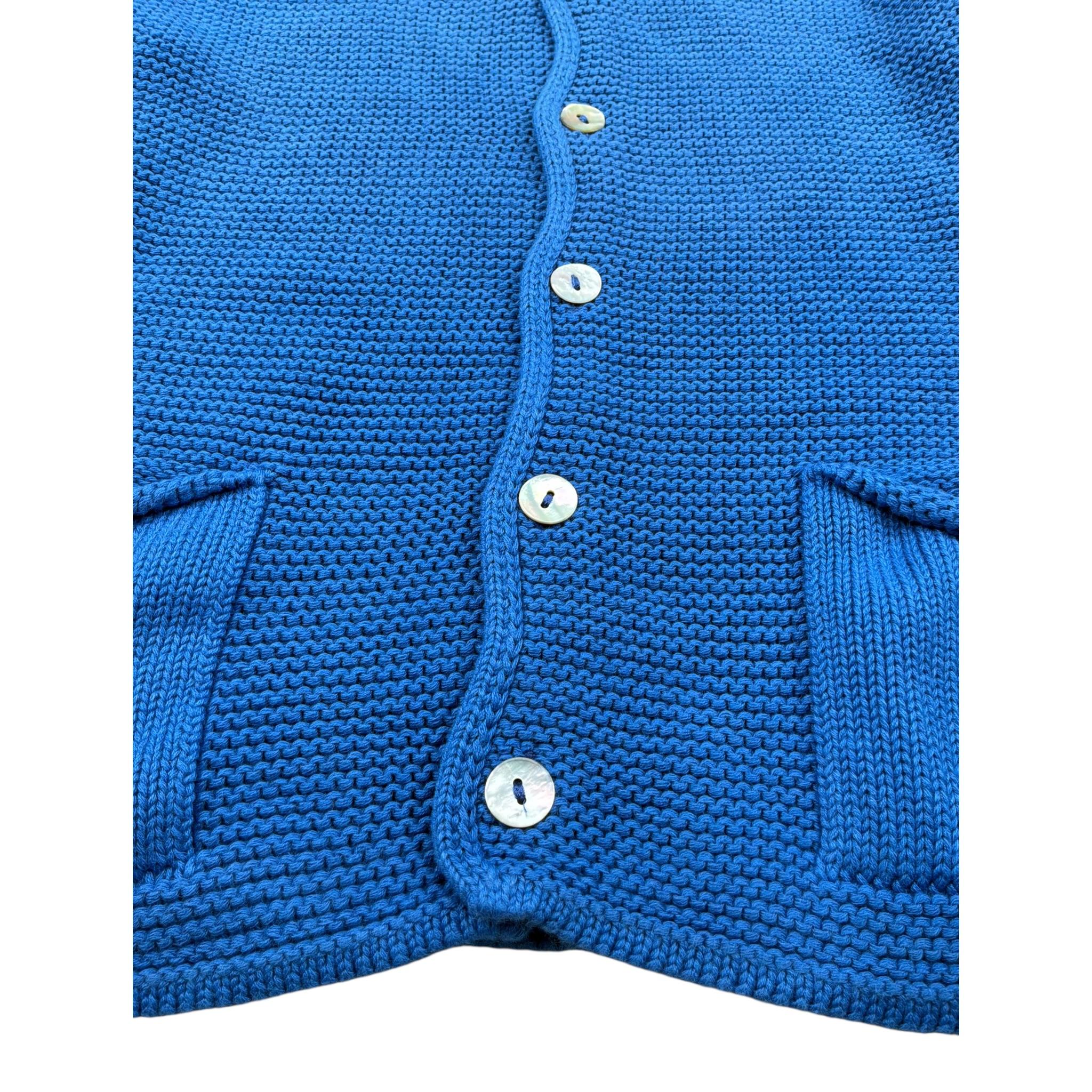 Magnificio di Verona Cardigan tinta unita con Cappuccio Cobalto per Bambino 015125 COBALTO MAGNIFICIO DI VERONA 