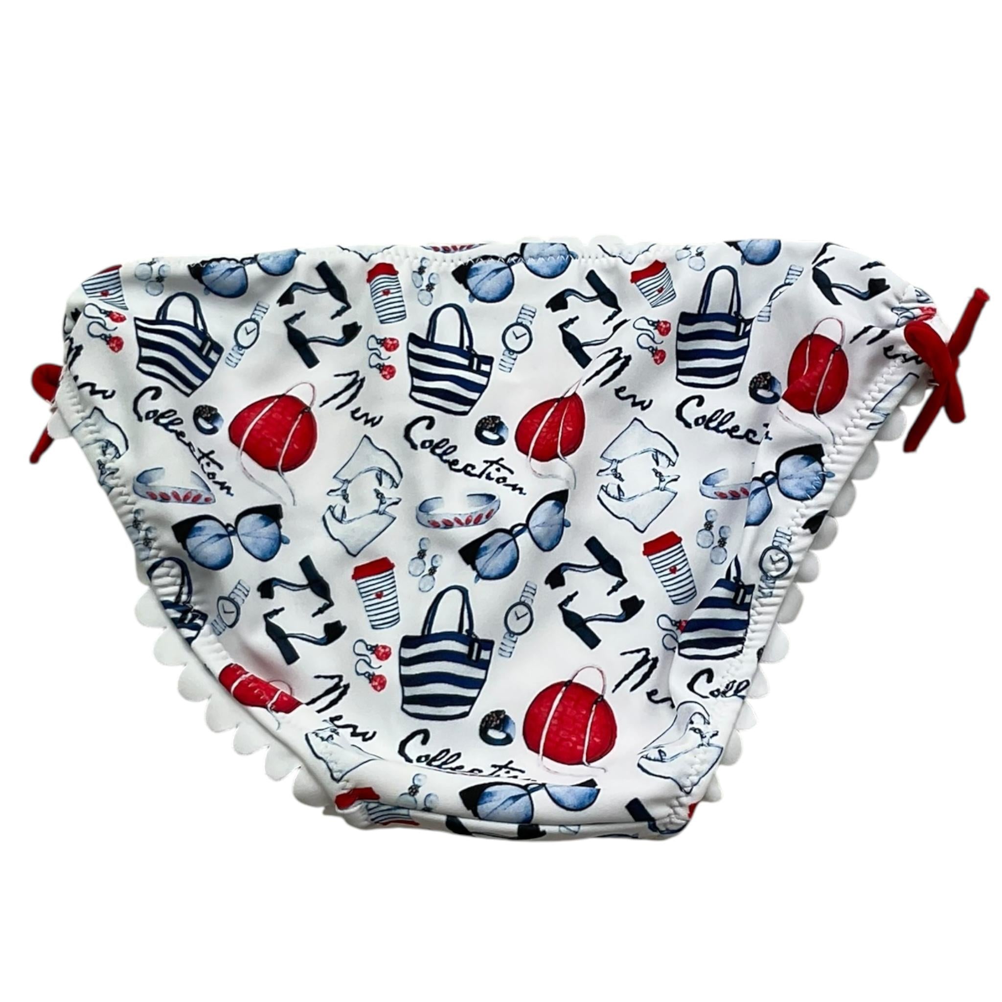 Mayoral Costume Mutandina Tinta Unita con Stampe In Contrasto per Bambina 3604A BIANCO MAYORAL 