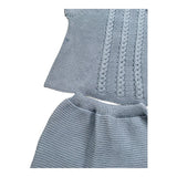 Juliana Completo 2 Pezzi T-Shirt-Culotte Tinta Unita per Neonato 25074 AZZURRO POLVERE JULIANA 