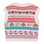 PHILOSOPHY maglia smanicata tinta unita cn ricami in contrasto Bianco per Bambina PFMA007 BIANCO PHILOSOPHY 