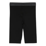 Barrow Kids Solid Color Black Logo Print Leggings For Girls