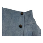 LA STUPENDERIA gonna tinta unita con bottoni in contrast Blu per Bambina TJGN42 BLU LA STUPENDERIA 