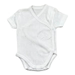 Calamaro Body Tinta Unita Mezza Manica per Neonata FJDJJD BIANCO CALAMARO 