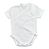 Calamaro Body Tinta Unita Mezza Manica per Neonata FJDJJD BIANCO CALAMARO 