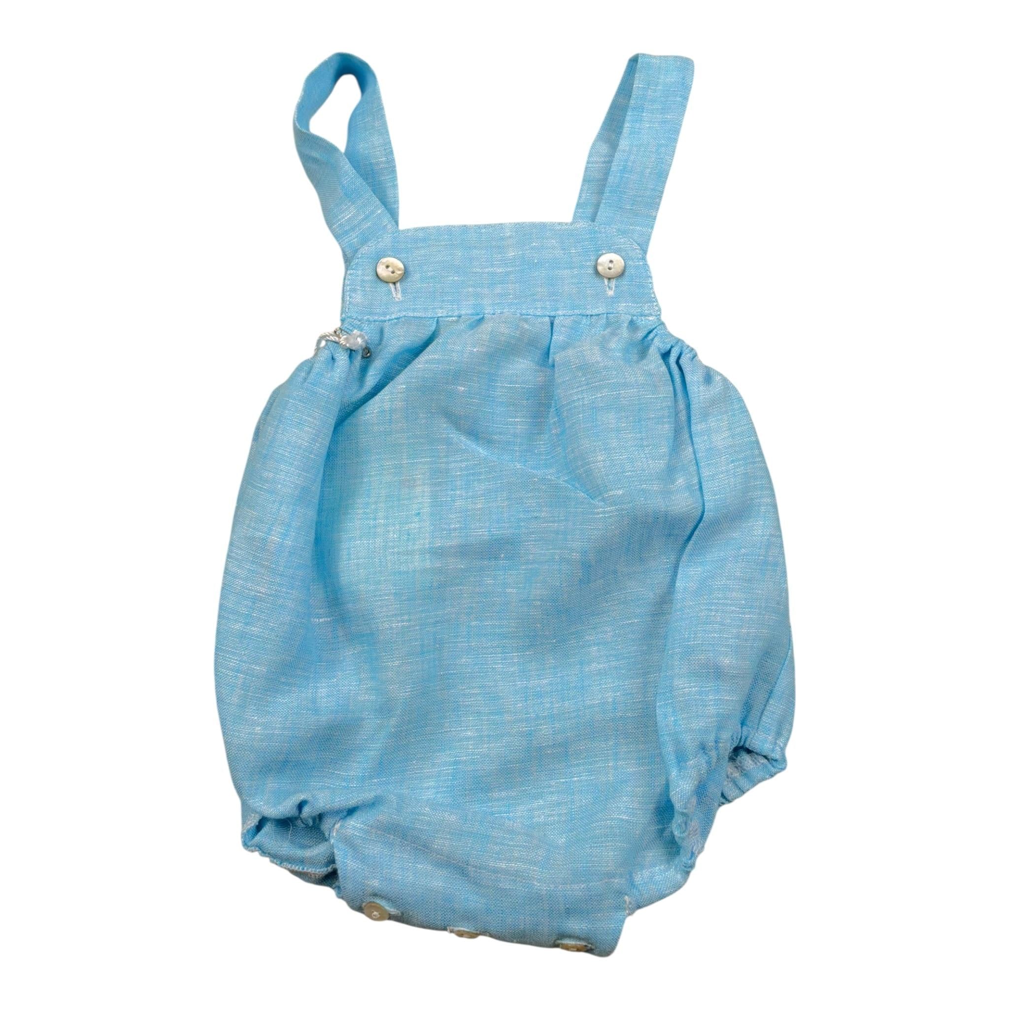 Bear Completo 2 Pezzi Camicia-Salopette Bicolore per Neonato 03 BIANCO BEAR 