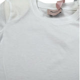 Mariuccia T-Shirt Girocollo Tinta Unita per Neonata MBS23T780N BIANCO MARIUCCIA 