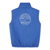 Timberland Smanicato Tinta Unita con Logo per Bambino T60480 BLU TIMBERLAND 