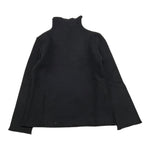 PICCOLA LUDO maglia tinta unita collo alto Nero per Bambina BS9WB064 NERO PICCOLA LUDO 