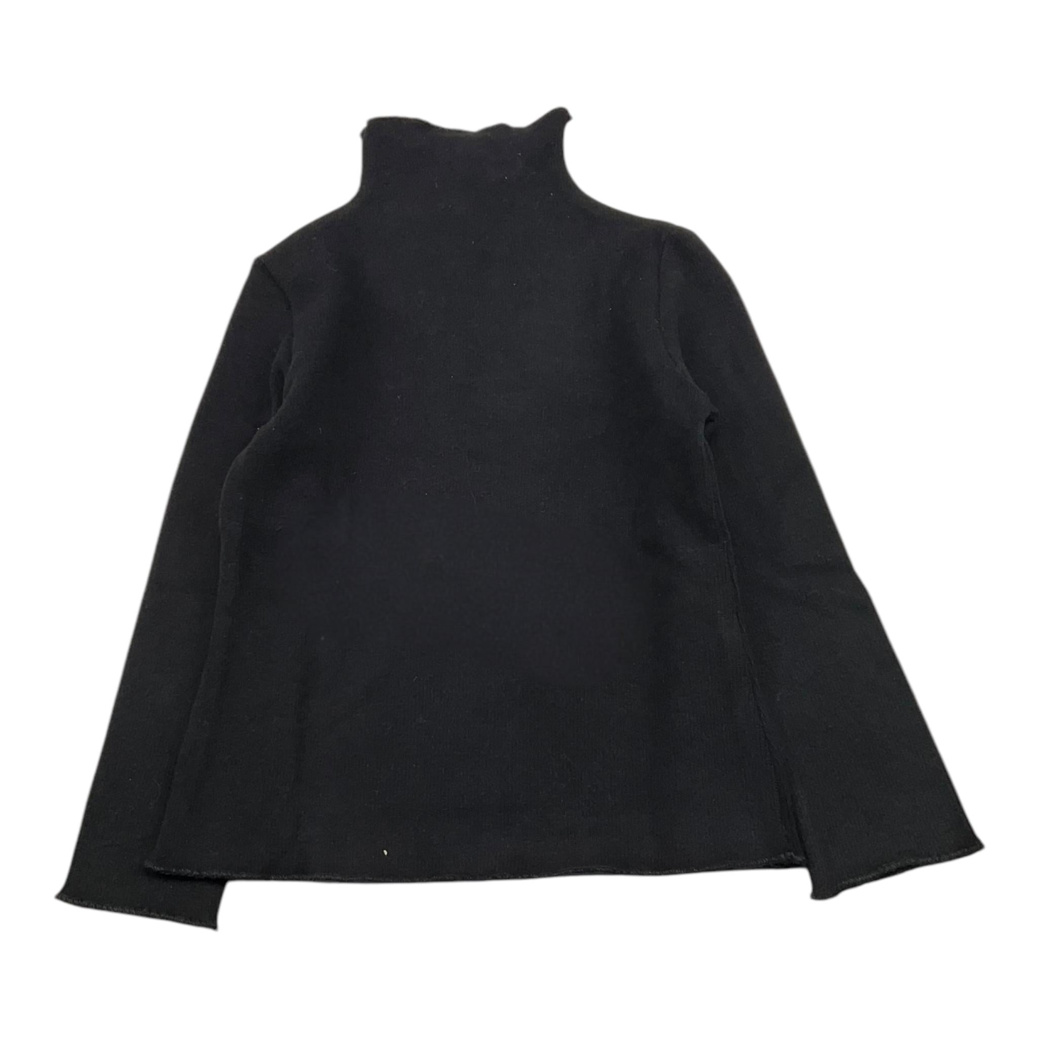 PICCOLA LUDO maglia tinta unita collo alto Nero per Bambina BS9WB064 NERO PICCOLA LUDO 