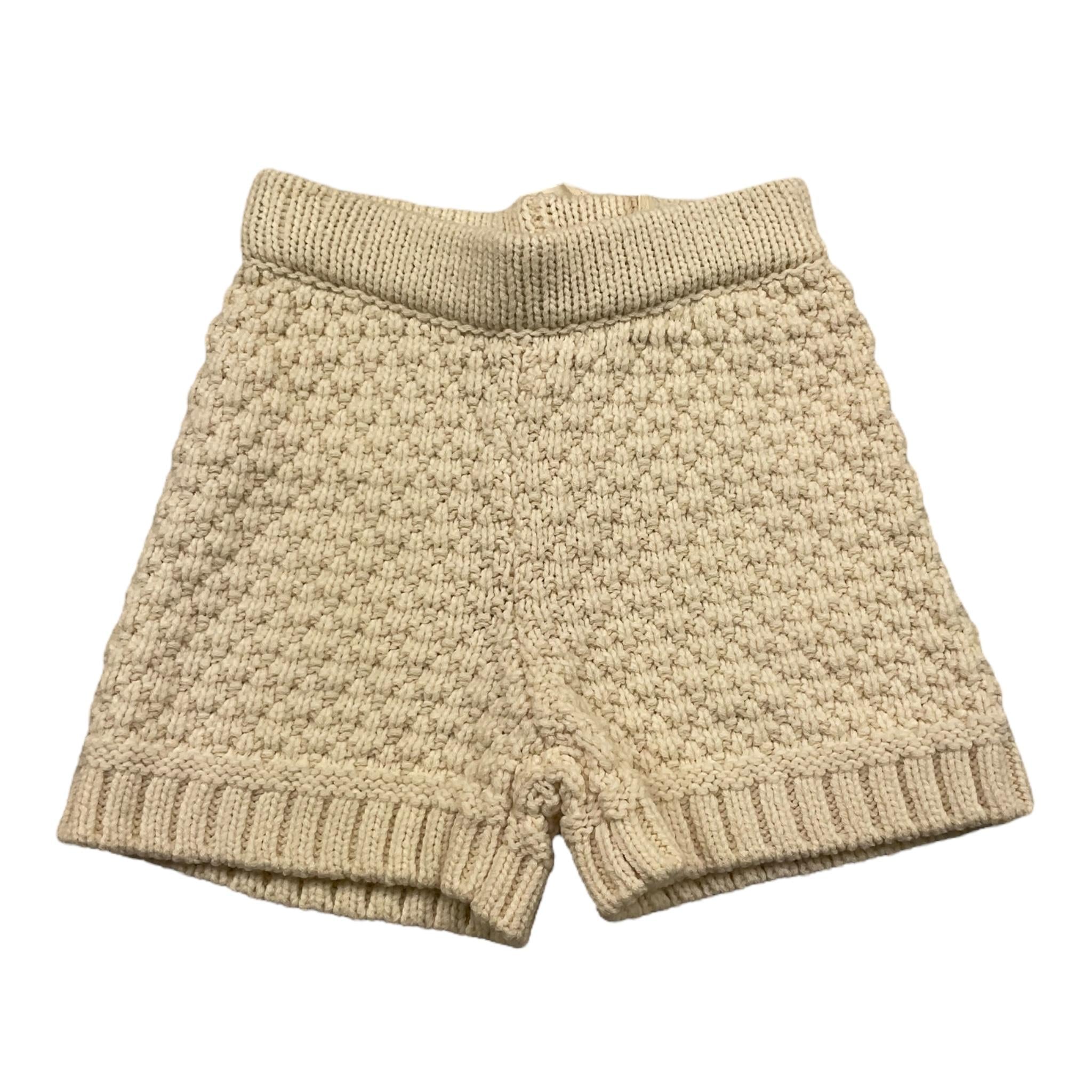 SIMONETTA short in maglia tinta unita Panna per Bambina ST6B97 PANNA SIMONETTA 