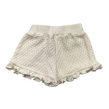 Bamboom+Babies Solid Color Knitted Shorts with Elastic Waist White for Baby Girls