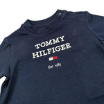 Tommy Hilfiger T-Shirt tinta unita con Stampa Blu per Neonato KN0KN01761J BLU TOMMY HILFIGER 