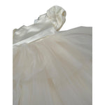 Gugu Gaga Abito Cerimonia Tinta Unita con Tulle per Neonata GF6085I AVORIO GUGU GAGA 