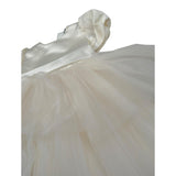 Gugu Gaga Abito Cerimonia Tinta Unita con Tulle per Neonata GF6085I AVORIO GUGU GAGA 