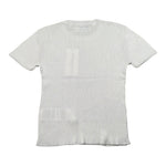 Ermanno Scervino T-Shirt Girocollo Tinta Unita con Ricami per Bambina SFMA031 BIANCO ERMANNO SCERVINO 