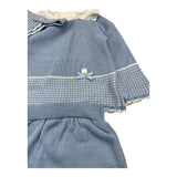 VALENTINA BEBES cmpleto 3 pezzi maglia-ghetina-cappello tinta unita Azzurro per Neonata MC56 AZZURRO VALENTINA BEBES 