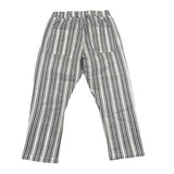 Daniele Alessandrini Plain Trousers With White Striped Pattern For Newborn