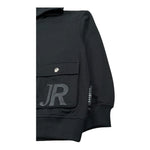 John Richmond Felpa Chiusa con Cappuccio Tinta Unita per Bambino RBP26051FE NERO JOHN RICHMOND 