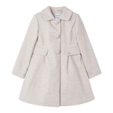 MAYORAL cappotto tinta unita cn finte tasche Beige per Bambina 4484X BEIGE MAYORAL 