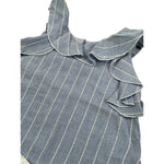 Lalalu' Completo 2 Pezzi Short-Top Bicolore per Neonata CCTL012P BIANCO/AZZURRO LALALU' 