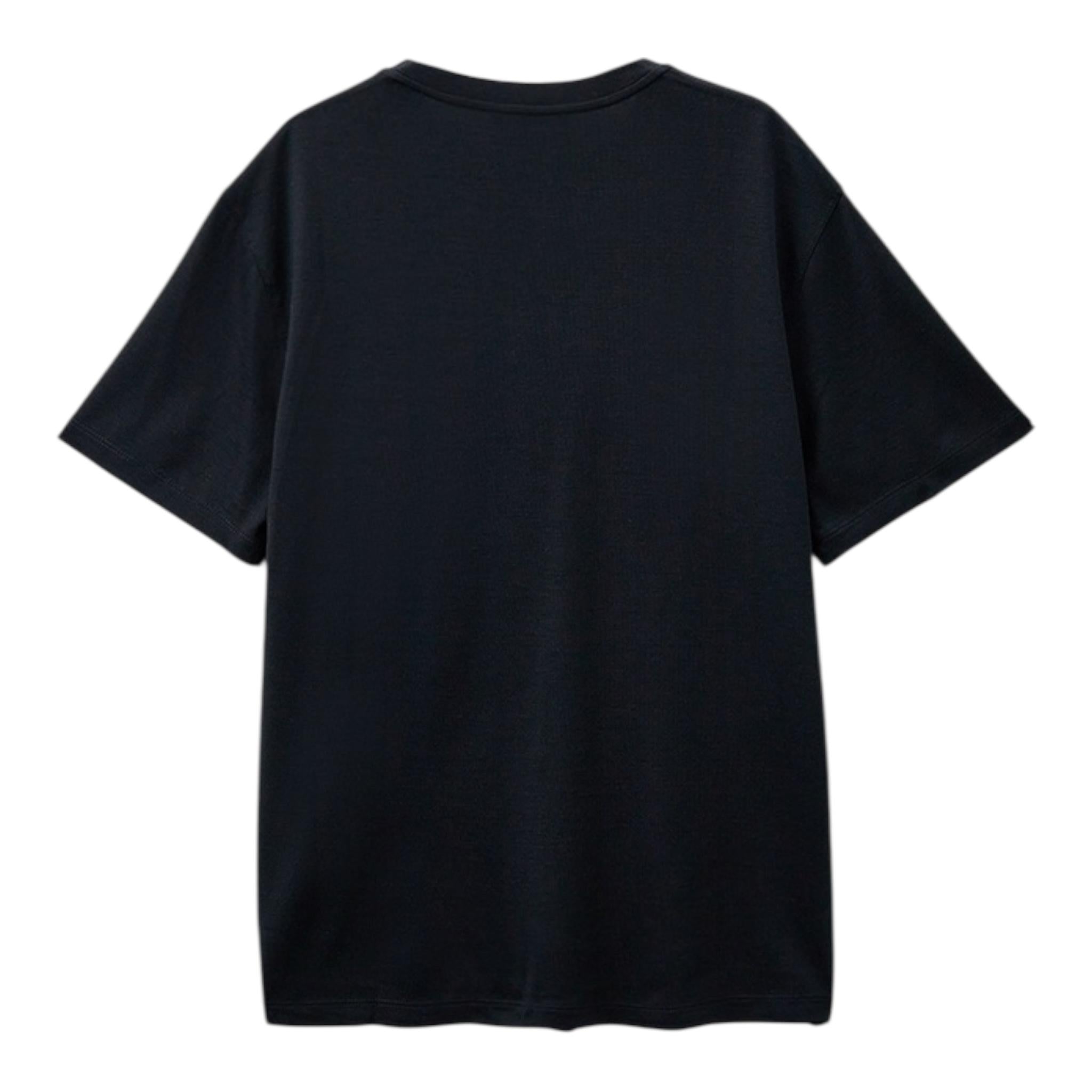 Emporio Armani T-Shirt Girocollo Tinta Unita con Logo per Bambino 6D4TC5 BLU EMPORIO ARMANI 