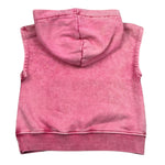 John Richmond Felpa Giromanica con Cappuccio E Stampa per Bambina RGP26156FE ROSA JOHN RICHMOND 