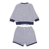 K-Way Completo 2 Pezzi Felpa-Bermuda per Neonato K4124WW BIANCO K-WAY 