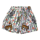 Kenzo Shorts Solid Color With White Fantasy Print For Baby Girl