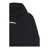 DISCLAIMER felpa tinta unita con stampa e cappuccio Nero per Bambino 24IDK58342 NERO DISCLAIMER 