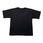 MOSCHINO t-shirt girocollo tinta unita con logo Nero per Bambino H7M03R NERO MOSCHINO 