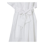 Aspesi Abito Mezza Manica Tinta Unita per Bambina S25012VMC0068X BIANCO ASPESI 