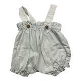 Wedoble Baby Romper Striped Pattern White/Blue