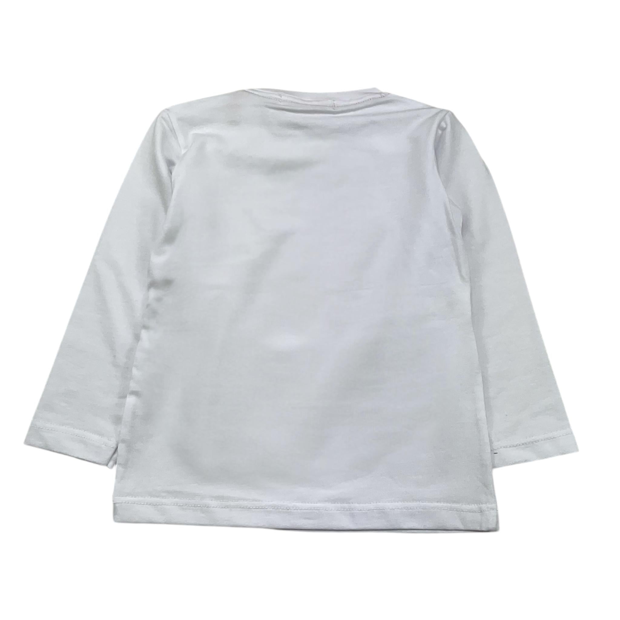 POLO CLUB LONDON shirt girocollo tinta unita con stampa Bianco per Bambino 242118J BIANCO POLO CLUB LONDON 