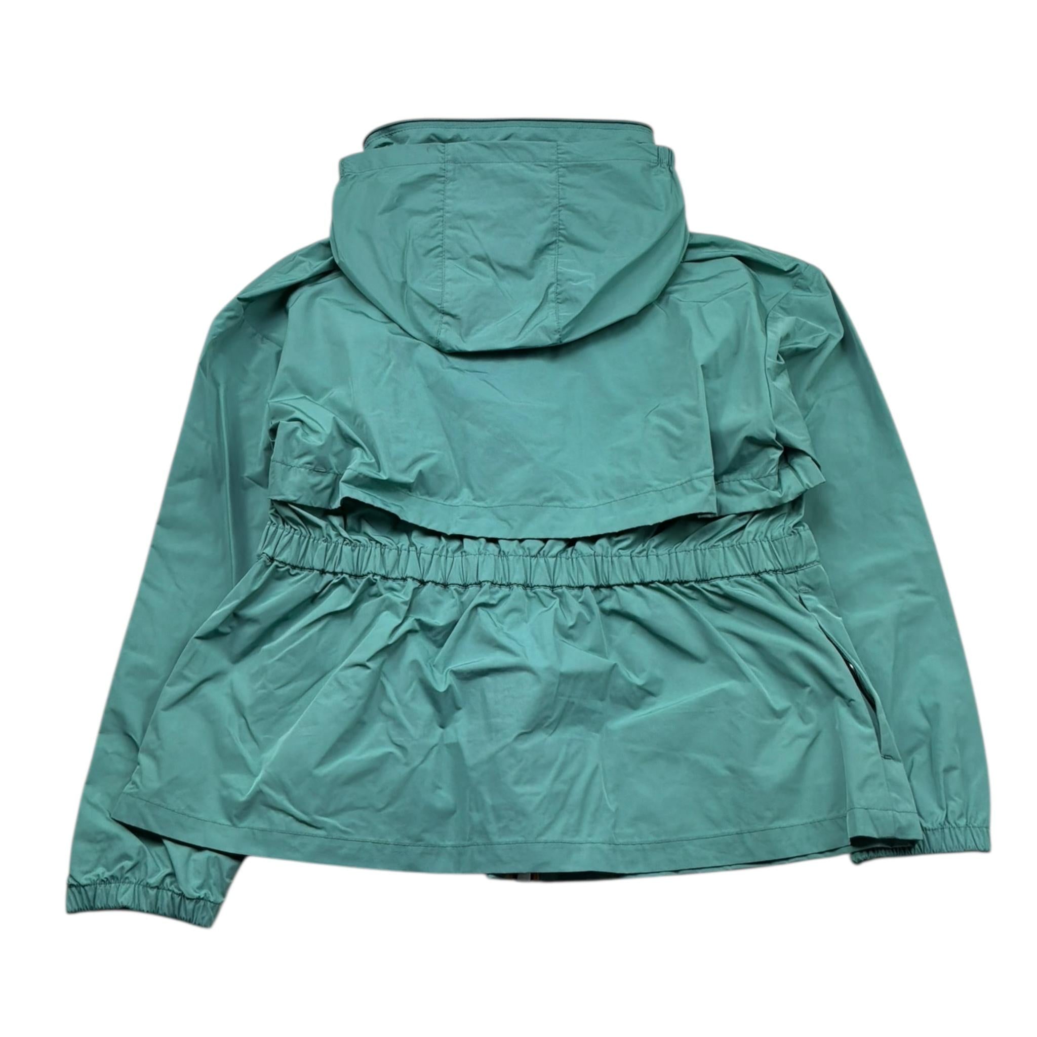 K-Way Giubbino Tinta Unita con Zip E Cappuccio per Bambina K8151WW VERDE K-WAY 